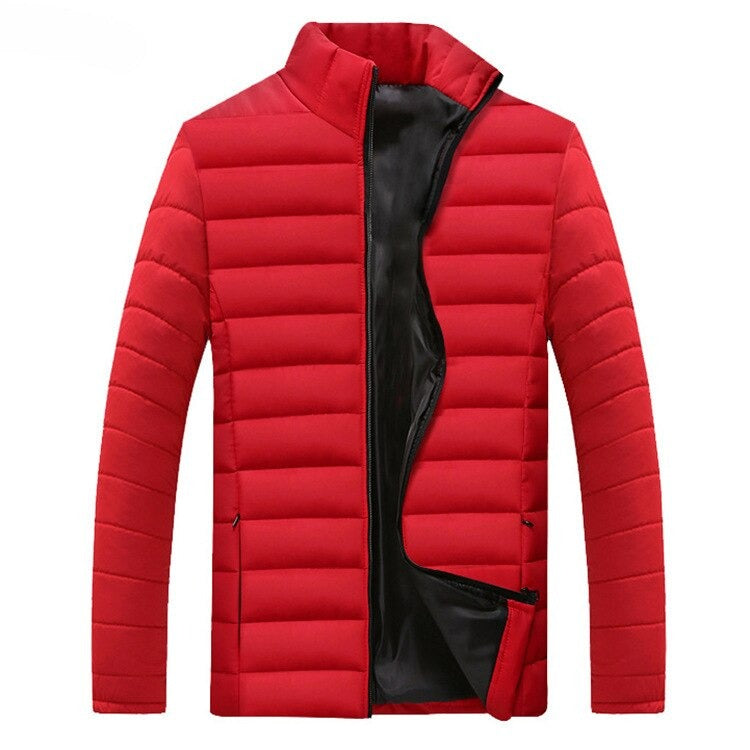 Mens Puffer Jacket Thickened Winter Jacket