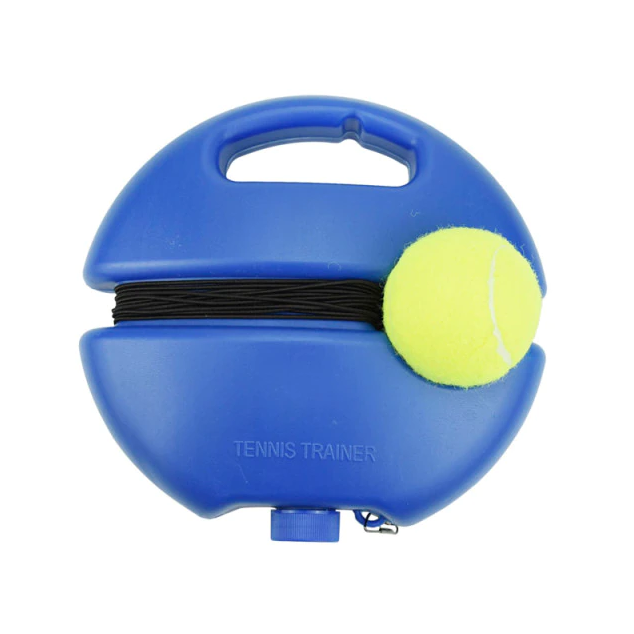 Tennis Trainer Aids Base With Elastic Rope Practice Ball Playing Tennis Self-Duty Rebound