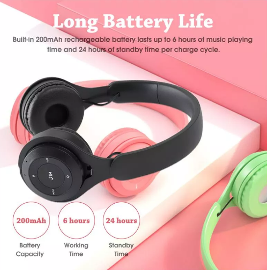 Wireless Headphones For Kids Bluetooth Earphones For Android And IOS