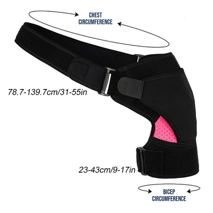 Shoulder Brace Support Compression Sleeve Reliefs Pain Dislocations And Injuries