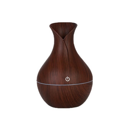 Electric Diffuser USB Mini Wood Grain Essential Oil Aromatherapy Air Diffuser Mist Maker With LED Oil Aromatherapy Air Diffuser Mist Maker With LED