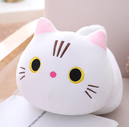 Soft Cat Plush Pillow Toy Stuffed Cat Cartoon