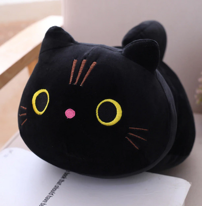 Soft Cat Plush Pillow Toy Stuffed Cat Cartoon