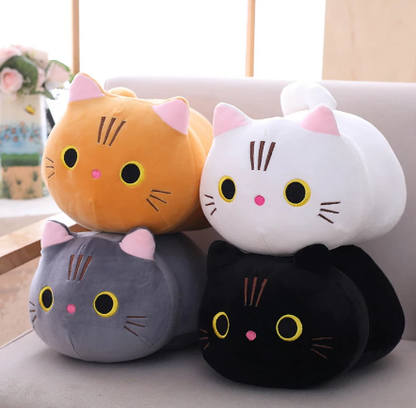 Soft Cat Plush Pillow Toy Stuffed Cat Cartoon