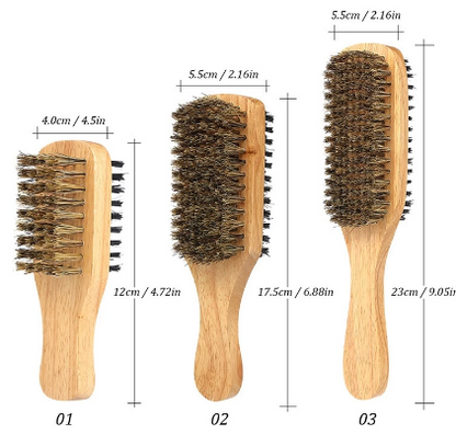 Natural Wooden Wave Brush Hairbrush for Short Long Thick Curly And Wavy Hair