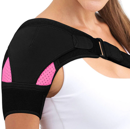 Shoulder Brace Support Compression Sleeve Reliefs Pain Dislocations And Injuries