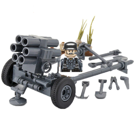 Military Building Blocks Solider Figures Gifts Mini Bricks Weapons Guns Cannon Germany Soviet Single Sided Figures Toys For Kids