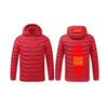 Image of 2 Heating Areas Coat With Heater Winter Outdoor Camping Sportswear Rechargeable Heated Jackets