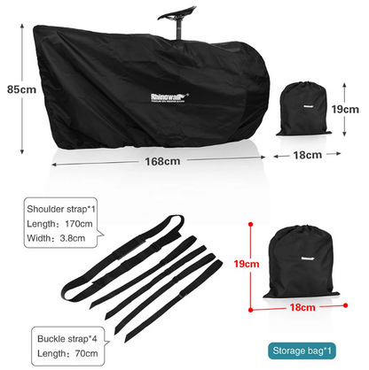 Portable Bike Packing Bags For 26-27.5" Mountain Bag For Bike Transport Loading Carrying