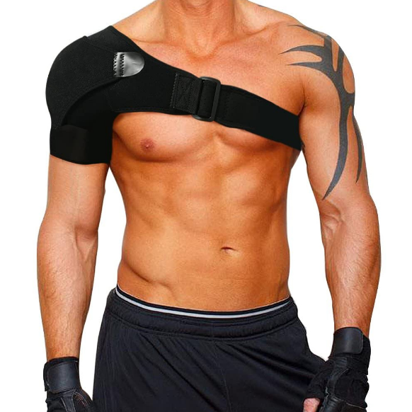 Shoulder Brace Support Compression Sleeve Reliefs Pain Dislocations And Injuries