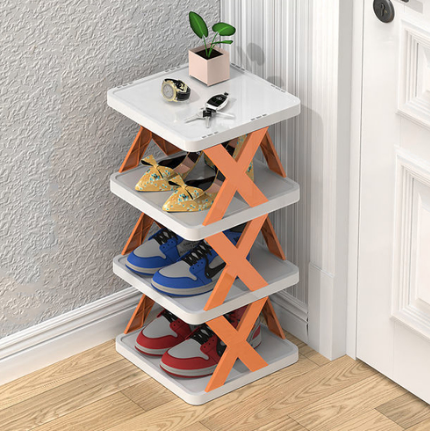 Simple Shoe Rack Folding Shoe Cabinet Storage Multifunctional Shoe Organizer Home Bathroom Dormitory