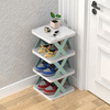 Image of Simple Shoe Rack Folding Shoe Cabinet Storage Multifunctional Shoe Organizer Home Bathroom Dormitory
