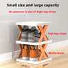 Image of Simple Shoe Rack Folding Shoe Cabinet Storage Multifunctional Shoe Organizer Home Bathroom Dormitory