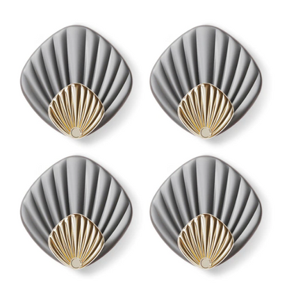 4 Pcs Over The Door Hooks Bathroom Hook For Towels Decorative Seashell Bathroom Hook