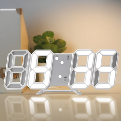 Nordic Large Table Clock LED Display Watch Night USB Electronic Desk Clock Kitchen Bathroom