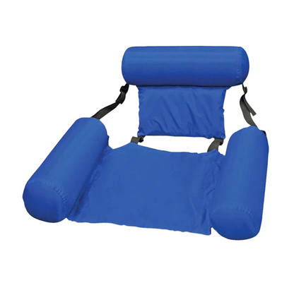 Inflatable Floating Chair Summer Swim Water Mattress Pool Chair Floating Mat