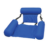Image of Inflatable Floating Chair Summer Swim Water Mattress Pool Chair Floating Mat
