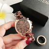 Image of Top Luxury Quartz Rose Gold Watch Women Fashion Wristwatches Clock Ladies Watch Bracelets Ladies