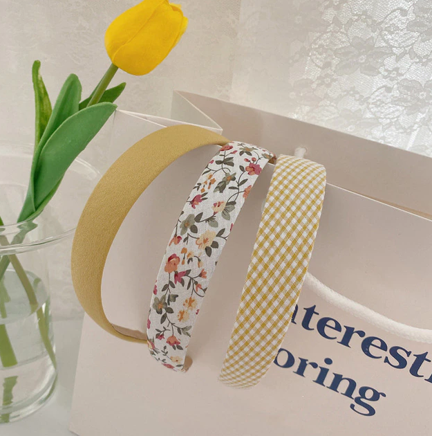 3 Pcs Vintage Cutest Headbands Floral Hair Bands Women's Elegant Tiara For Girls