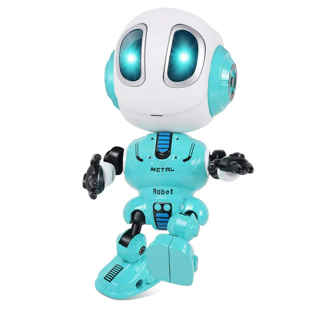 Talking Robot For Kids USB Charging LED Eye Mobile & Pen Holder Children's Toy