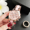 Image of Top Luxury Quartz Rose Gold Watch Women Fashion Wristwatches Clock Ladies Watch Bracelets Ladies