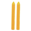 Image of 2pcs Beeswax Candles Honeycomb Colored To Decorate Advent Crown Christmas Candles Decorative