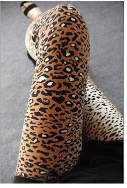 Fashion Slim High Waist Elastic Leopard Print Leggings