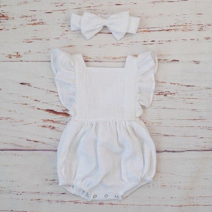 Organic Cotton Girl Jumpsuit Organic Baby Clothes