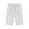 Image of Lace-Up Plus Size Shorts for Women High Waist Summer Shorts