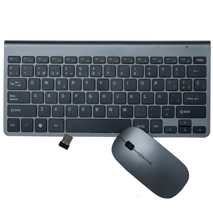 2.4Ghz Wireless Keyboard and Mouse Set Protable Bluetooth Keyboard and Mouse Universal Compatible