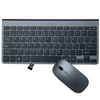 Image of 2.4Ghz Wireless Keyboard and Mouse Set Protable Bluetooth Keyboard and Mouse Universal Compatible