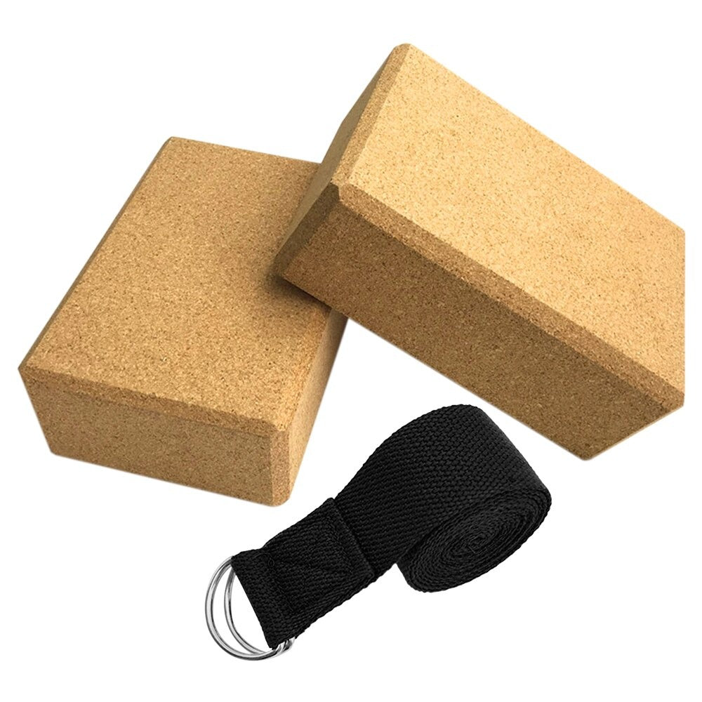 Cork Yoga Blocks Set