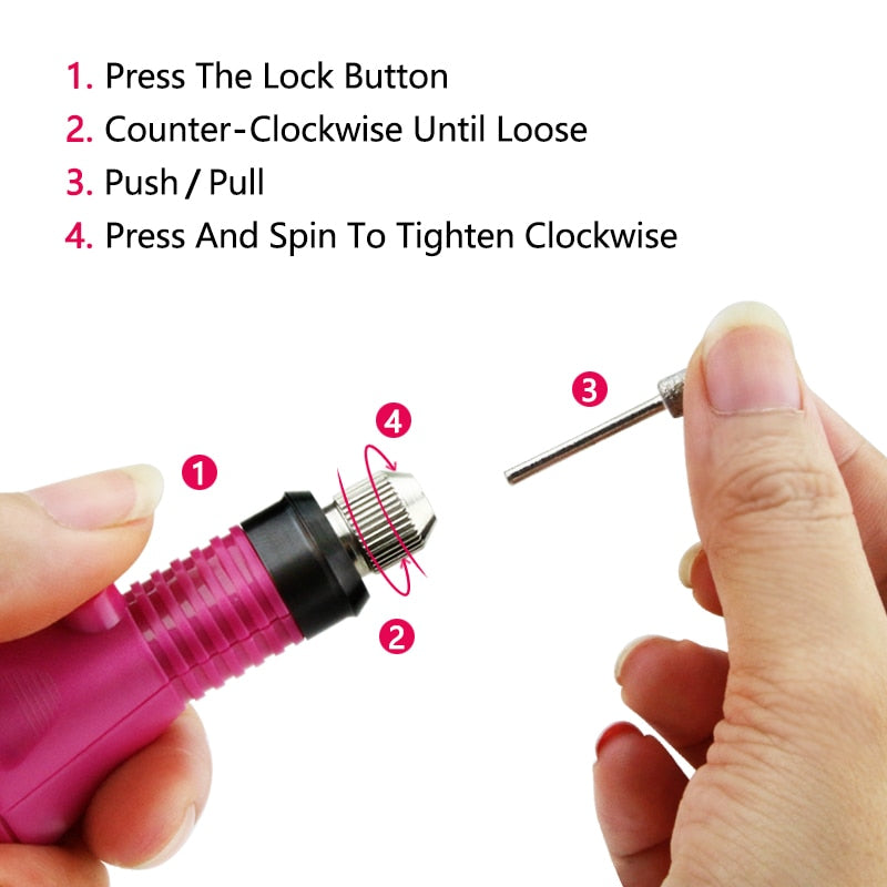 Nail Drill Machine - Electric Nail Drill Machine