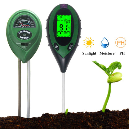 Moisture Meter - Soil PH Meter - 4 in 1 Soil Meter