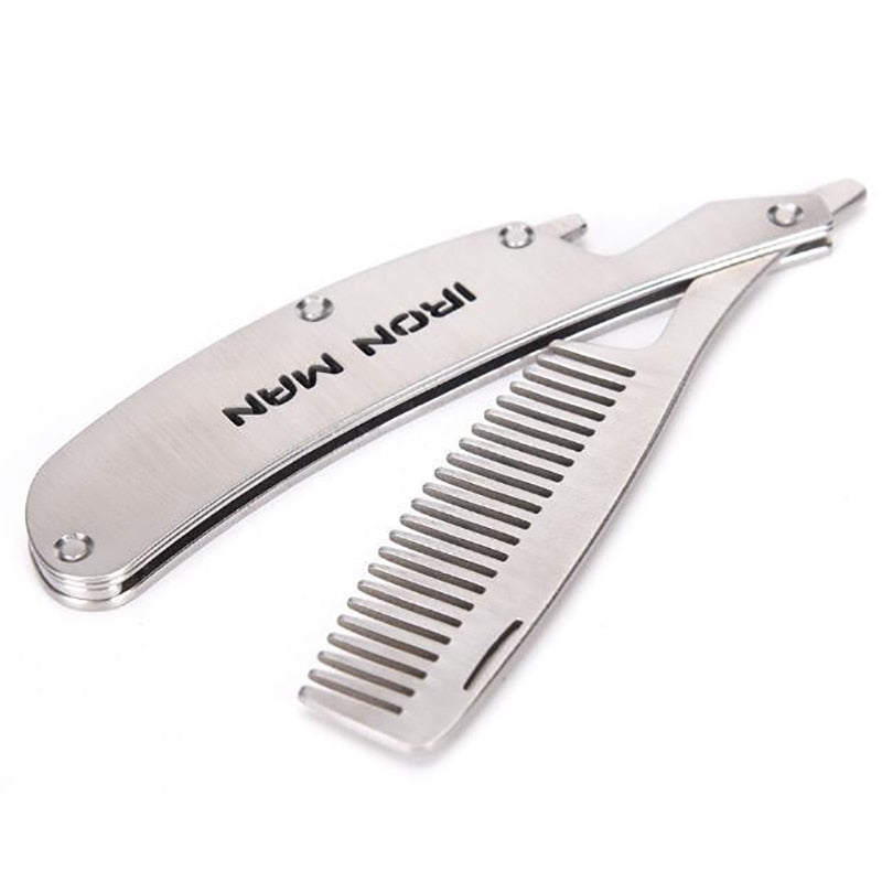 Folding Comb - Stainless Steel Comb