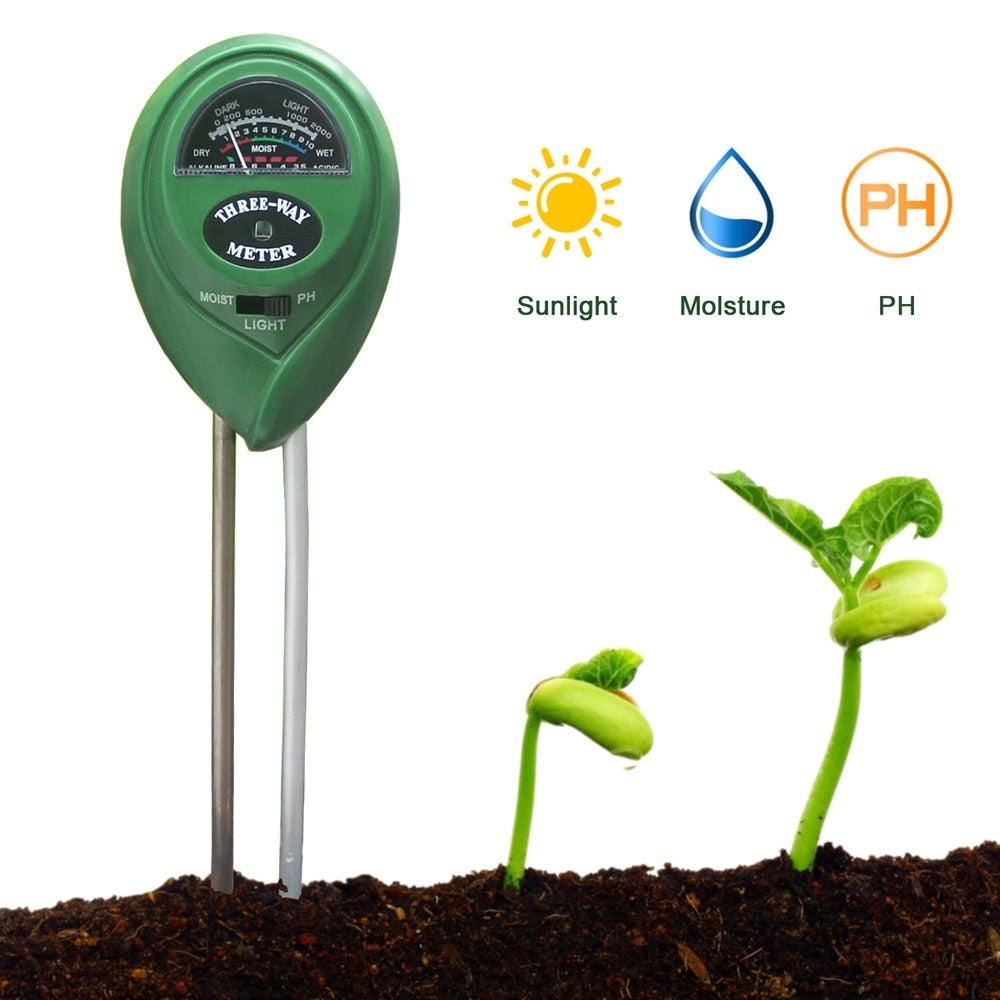 Moisture Meter - Soil PH Meter - 4 in 1 Soil Meter