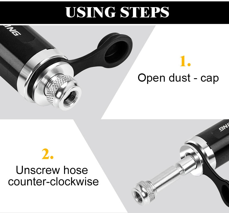 Bike Pump - Mini Bike Pump - Hand Bike Pump