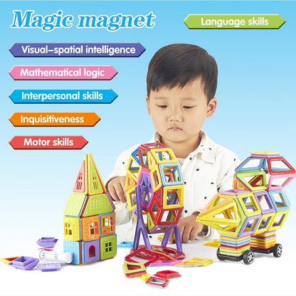 Magnetic Building Blocks 114 Pcs