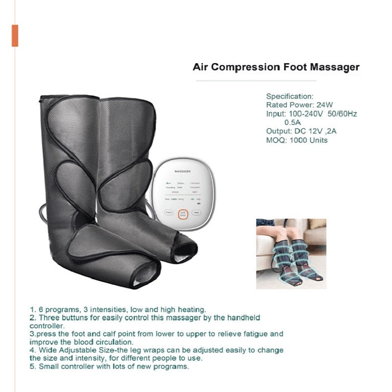 Leg Compression Massager - Leg Massager for Circulation