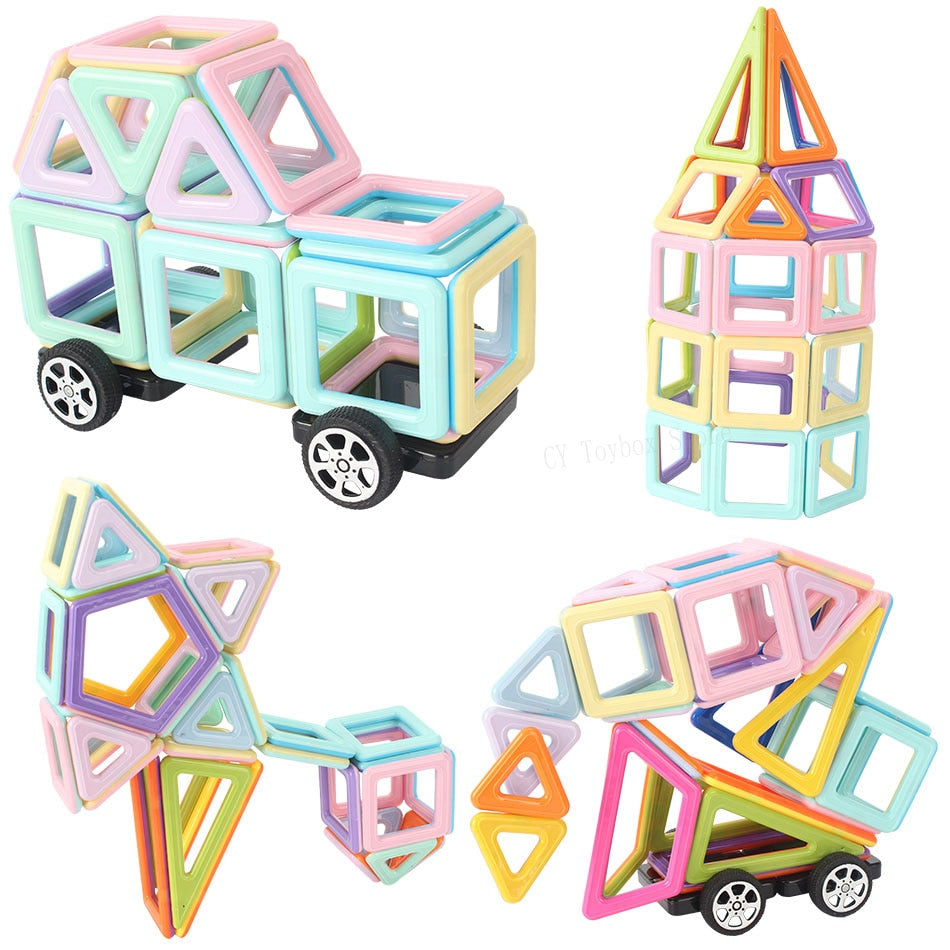 Magnetic Building Blocks 114 Pcs