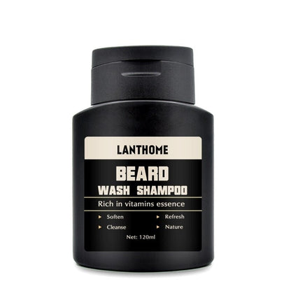 Men's Beard Shampoo Deep Cleansing Nourishing Beard Cleanser Moisturiser