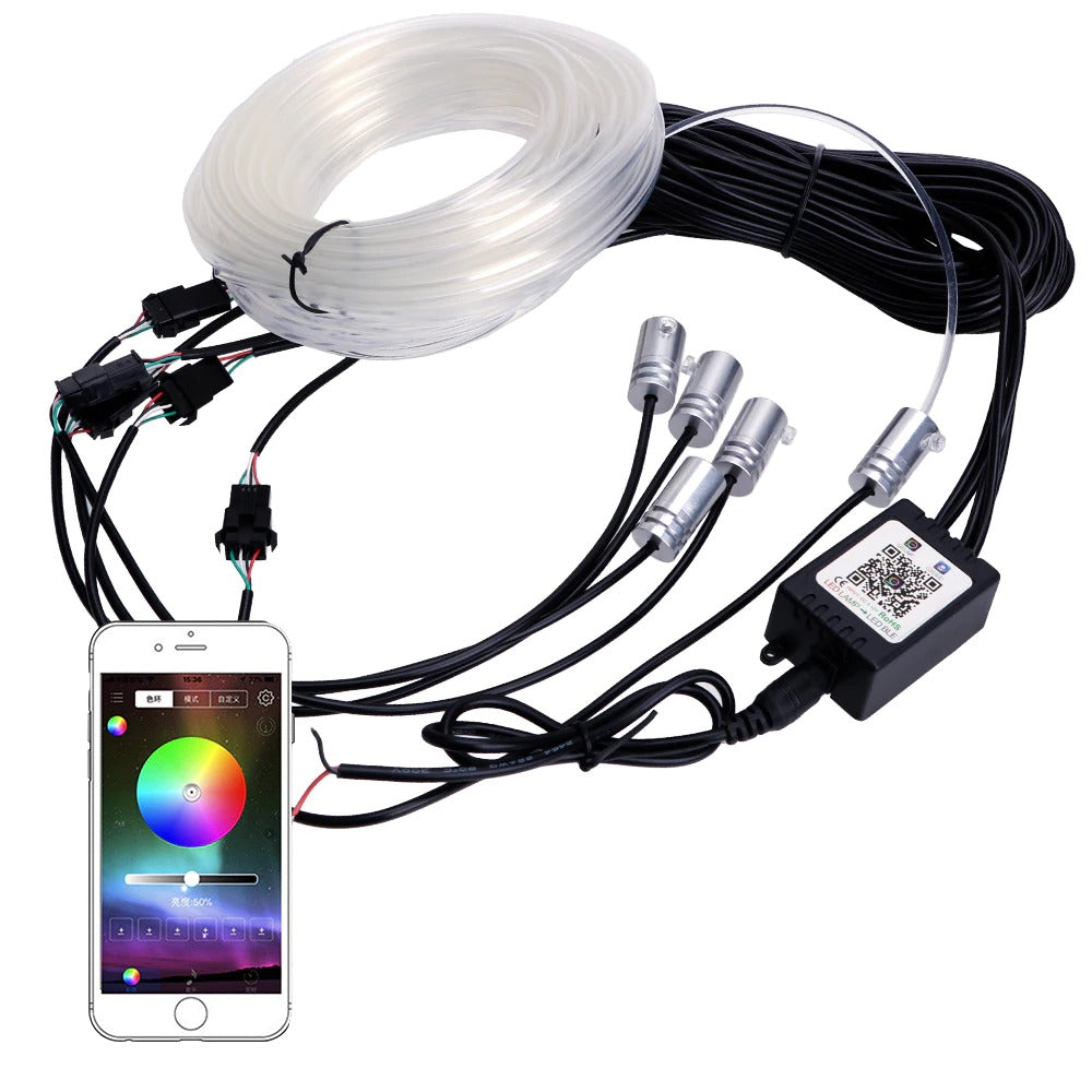Fiber Optic Atmosphere Lamps Ambient Lights App Controled 6m