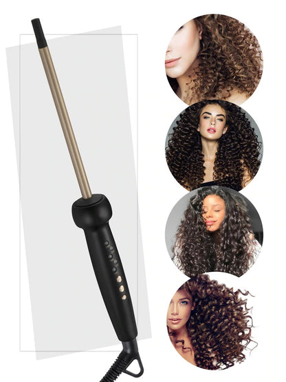 Chopstick Curler 9mm Super Slim MCH Tight Curls Wand Ringlet Afro Curls Hair Curler Curling Iron