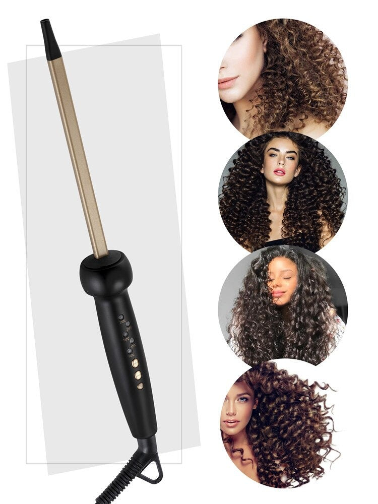 Chopstick Curler 9mm Super Slim MCH Tight Curls Wand Ringlet Afro Curls Hair Curler Curling Iron