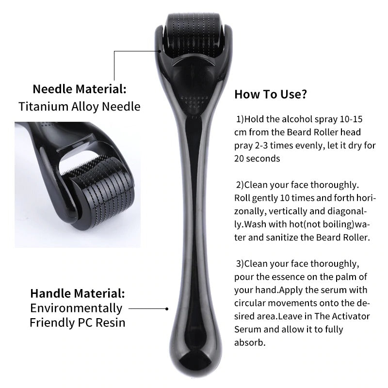 The Beard Roller Men Grooming Kit