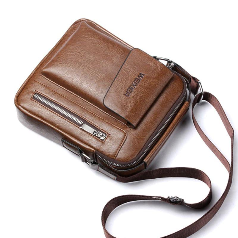Men's Genuine Leather Sling Bag Body Bag For Men