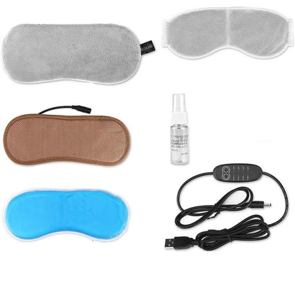 USB Heated Eye Mask Hot Compress for Eyes