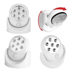 360° Battery Security Light Led Battery Motion Sensor Light Battery Powered Motion Sensor Lights Outdoor Indoor