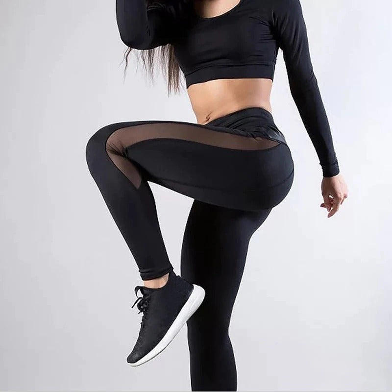 Mesh Leggings Fitness and Gym outfit