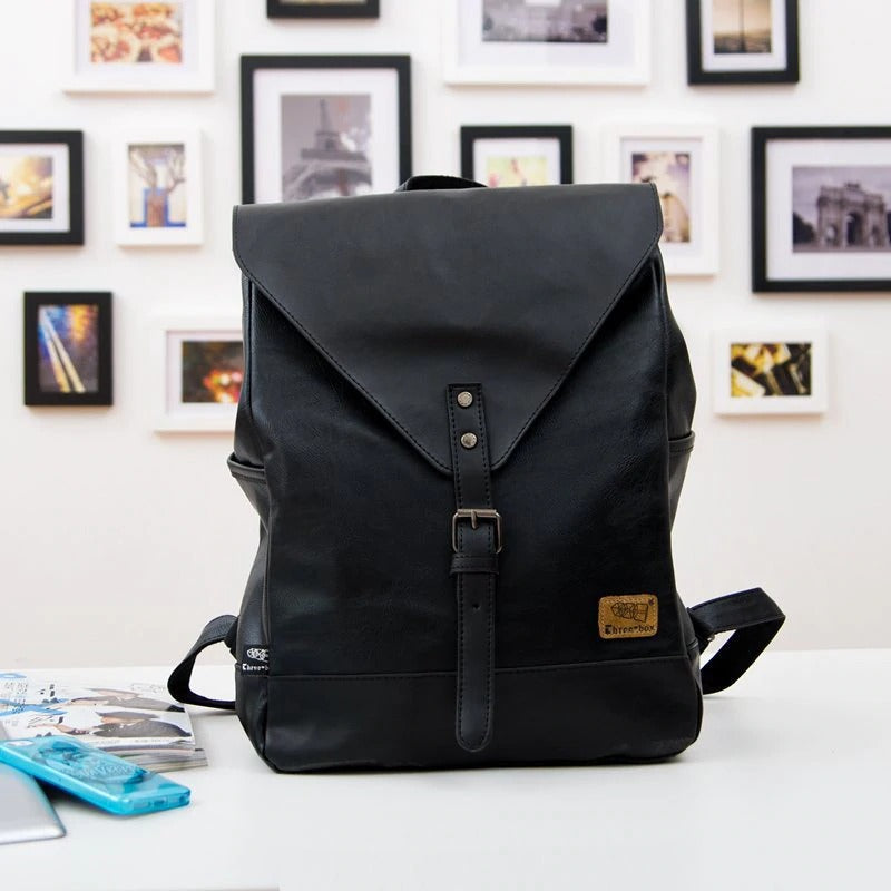 Mens Leather Backpack